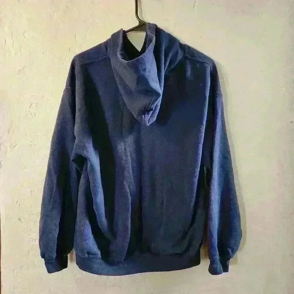 Gildan Chicago Illinois hoodie sweatshirt women's size small/medium blue - Picture 3 of 3